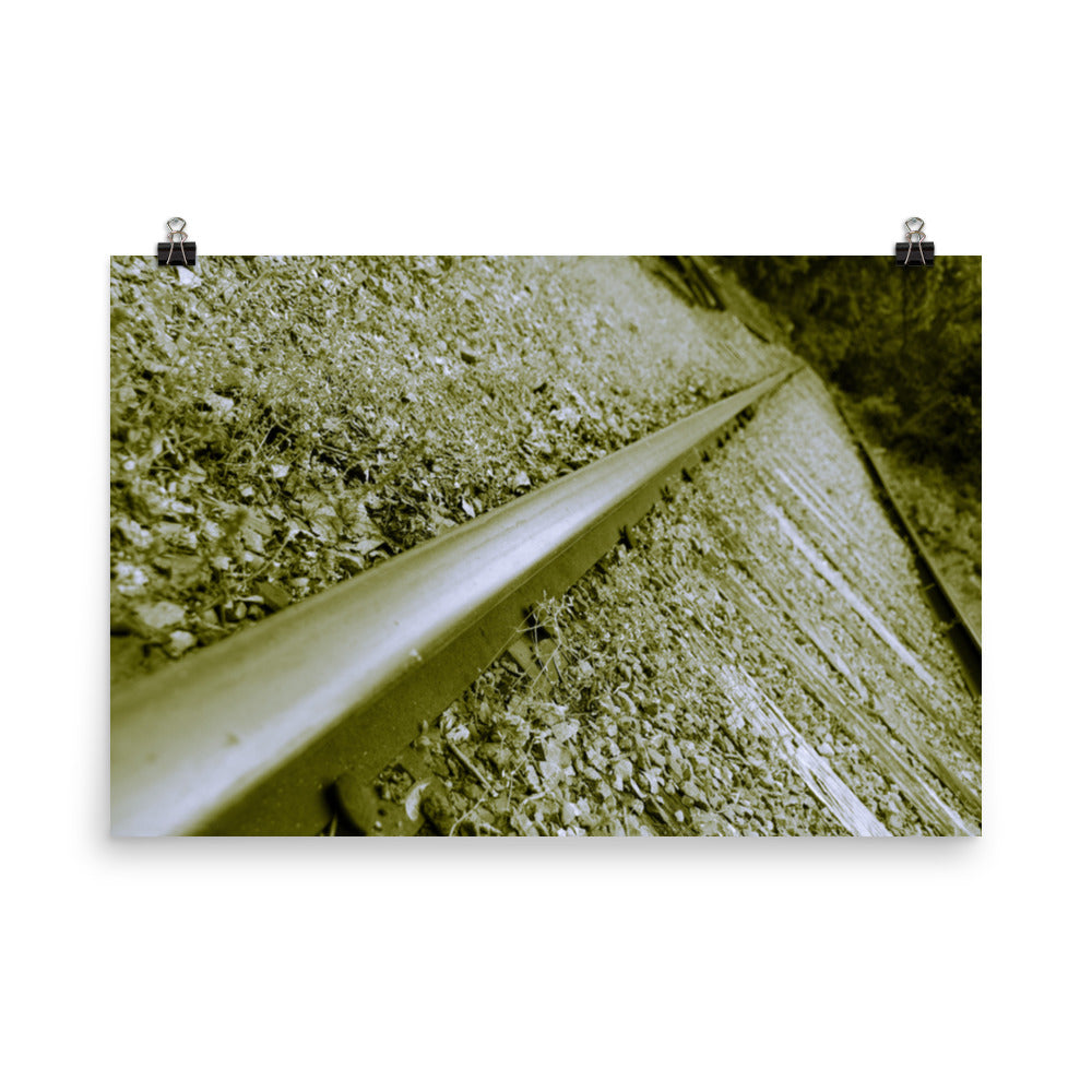 Lonely Rails Landscape Photo Loose Wall Art Prints - PIPAFINEART