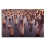 Melbourne Princes Pier Lemonade Effect  Landscape Photo Canvas Wall Art Prints