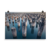 Melbourne Princes Pier Cool Breeze Effect Landscape Photo Loose Wall Art Prints