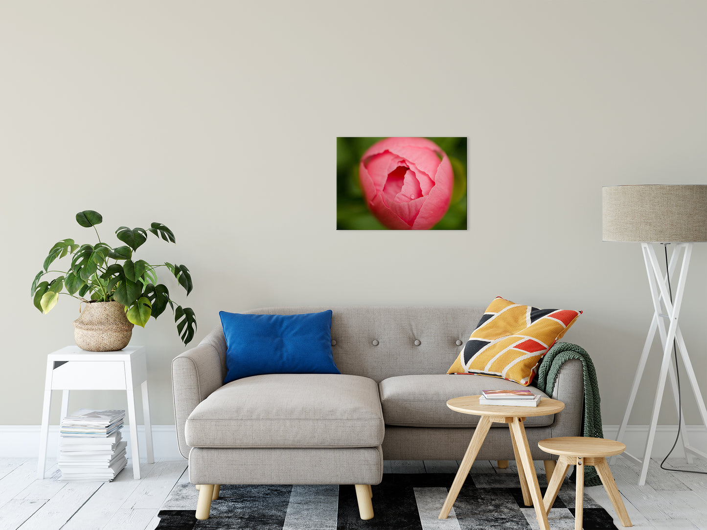 Peony Bud Nature / Floral Photo Fine Art Canvas Wall Art Prints 20" x 24" - PIPAFINEART