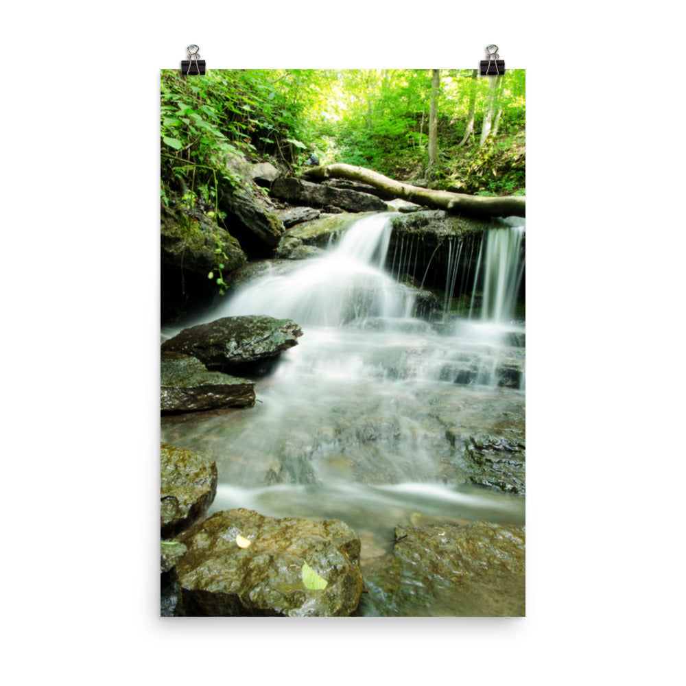 Pixley Falls 2 Waterfalls Landscape Photo Loose Wall Art Print - PIPAFINEART