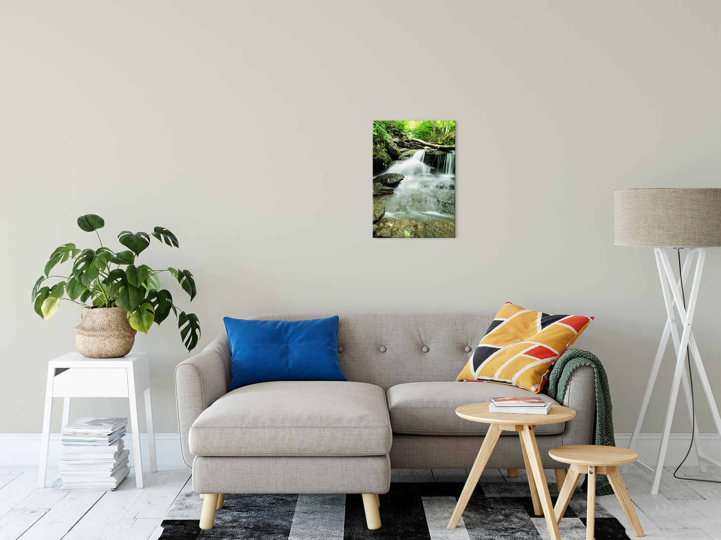 Pixley Waterfall 2 Landscape Photo Fine Art Canvas Wall Art Prints 16" x 20" - PIPAFINEART