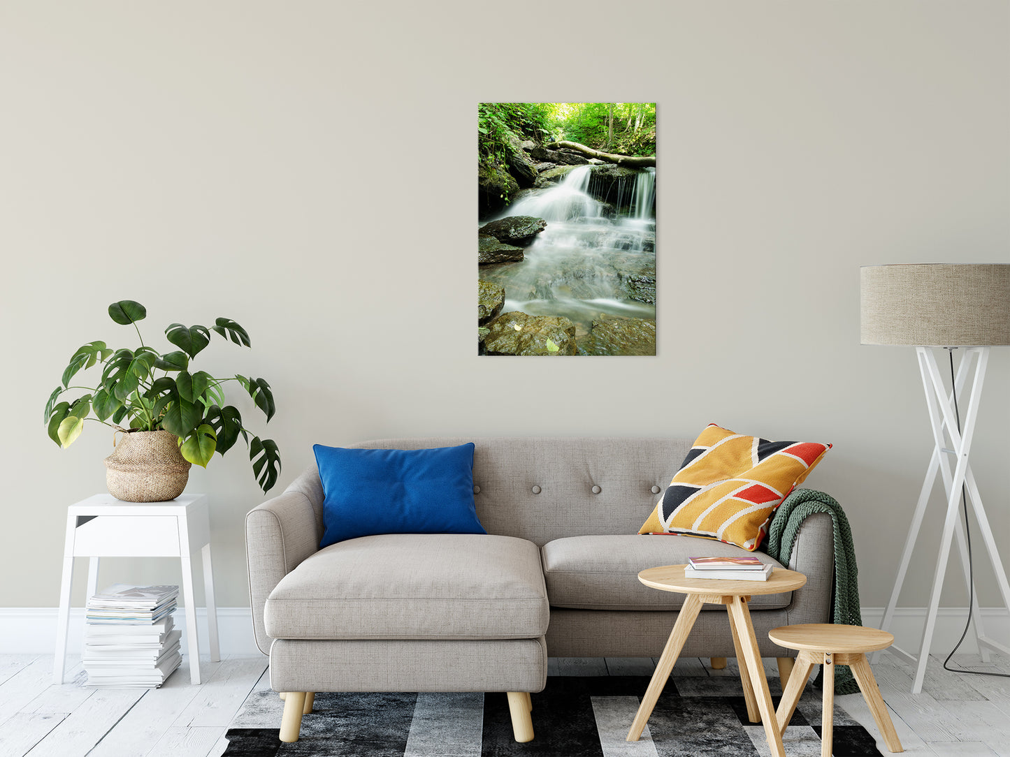 Pixley Waterfall 2 Landscape Photo Fine Art Canvas Wall Art Prints 24" x 36" - PIPAFINEART