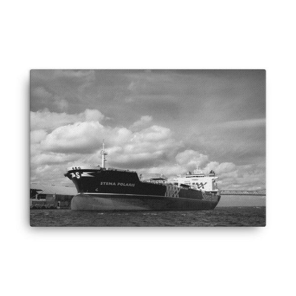 Ship on The St. Johns River Coastal Photo Canvas Wall Art Print