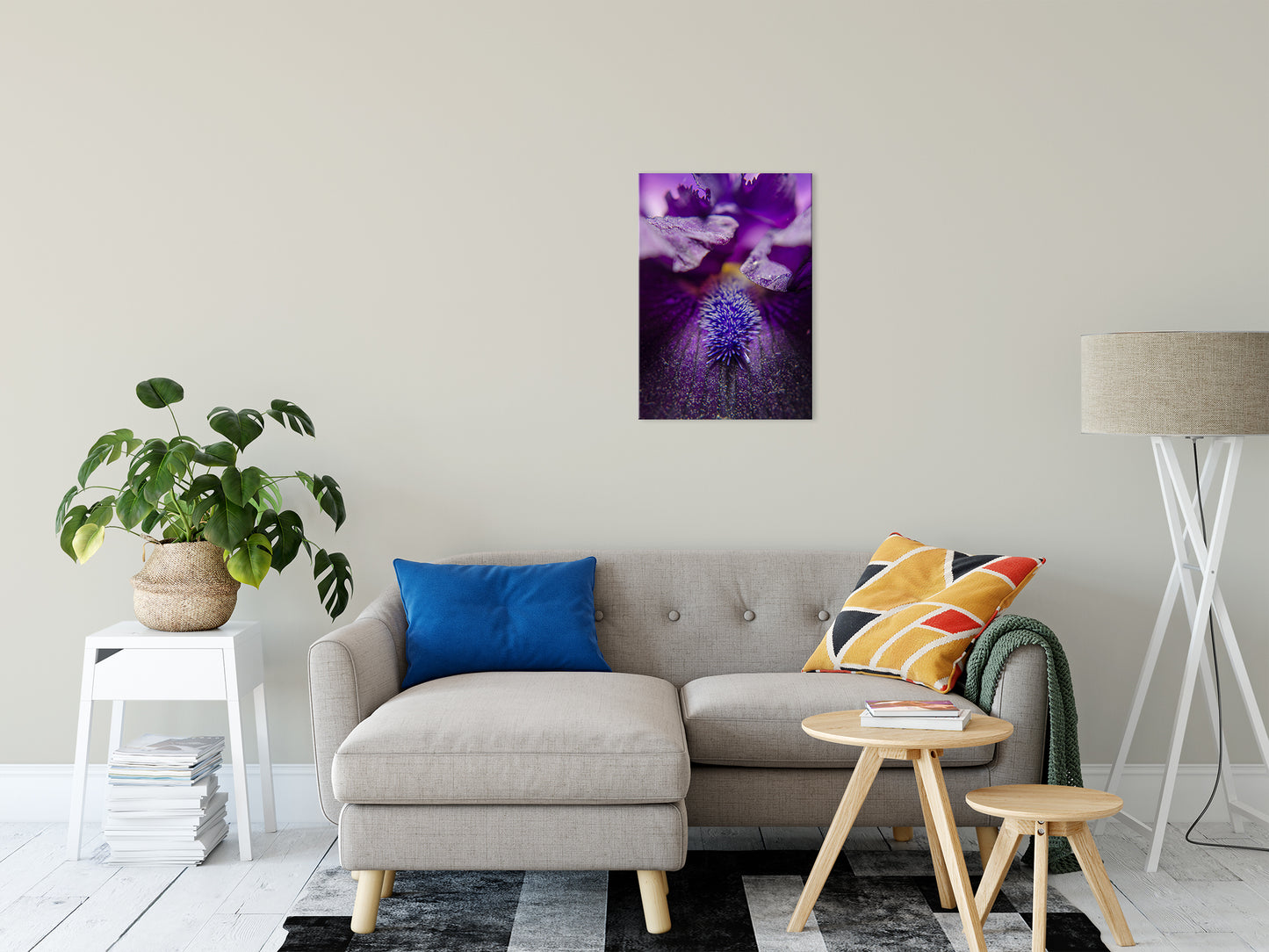 Stigma of Iris Nature / Floral Photo Fine Art Canvas Wall Art Prints 20" x 24" - PIPAFINEART