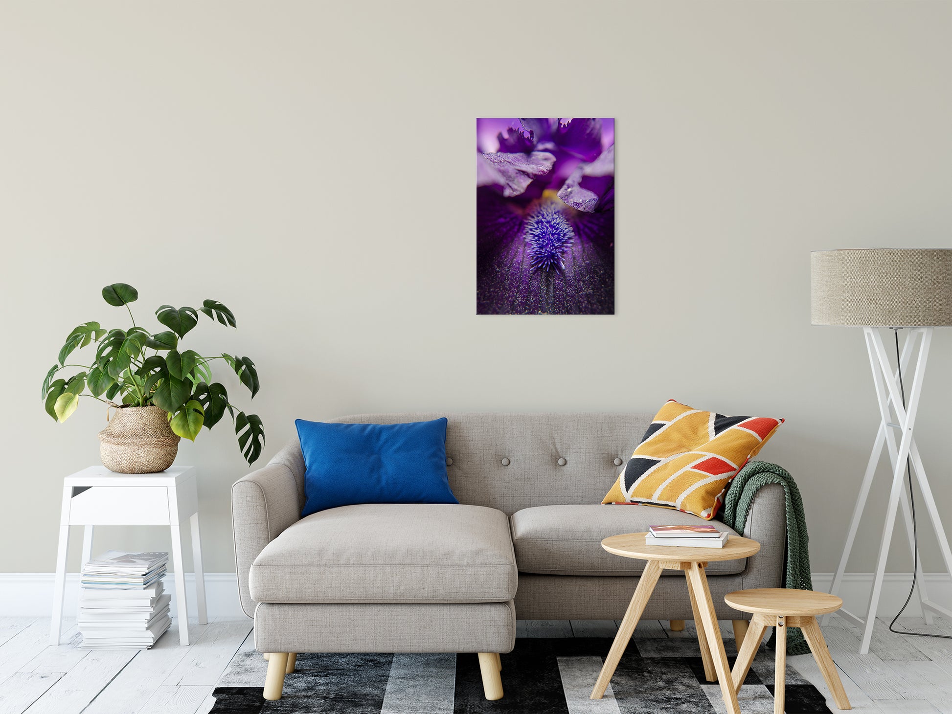 Stigma of Iris Nature / Floral Photo Fine Art Canvas Wall Art Prints 20" x 30" - PIPAFINEART
