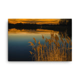 Sunset at Reedy Point Rural Landscape Canvas Wall Art Prints