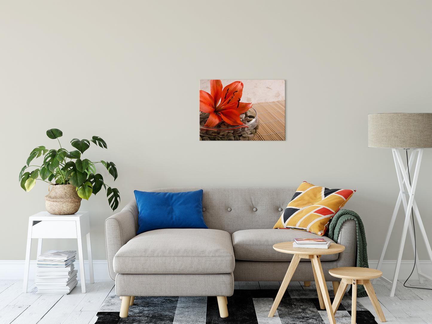 Tranquil Lily Nature / Floral Photo Fine Art Canvas Wall Art Prints 20" x 30" - PIPAFINEART