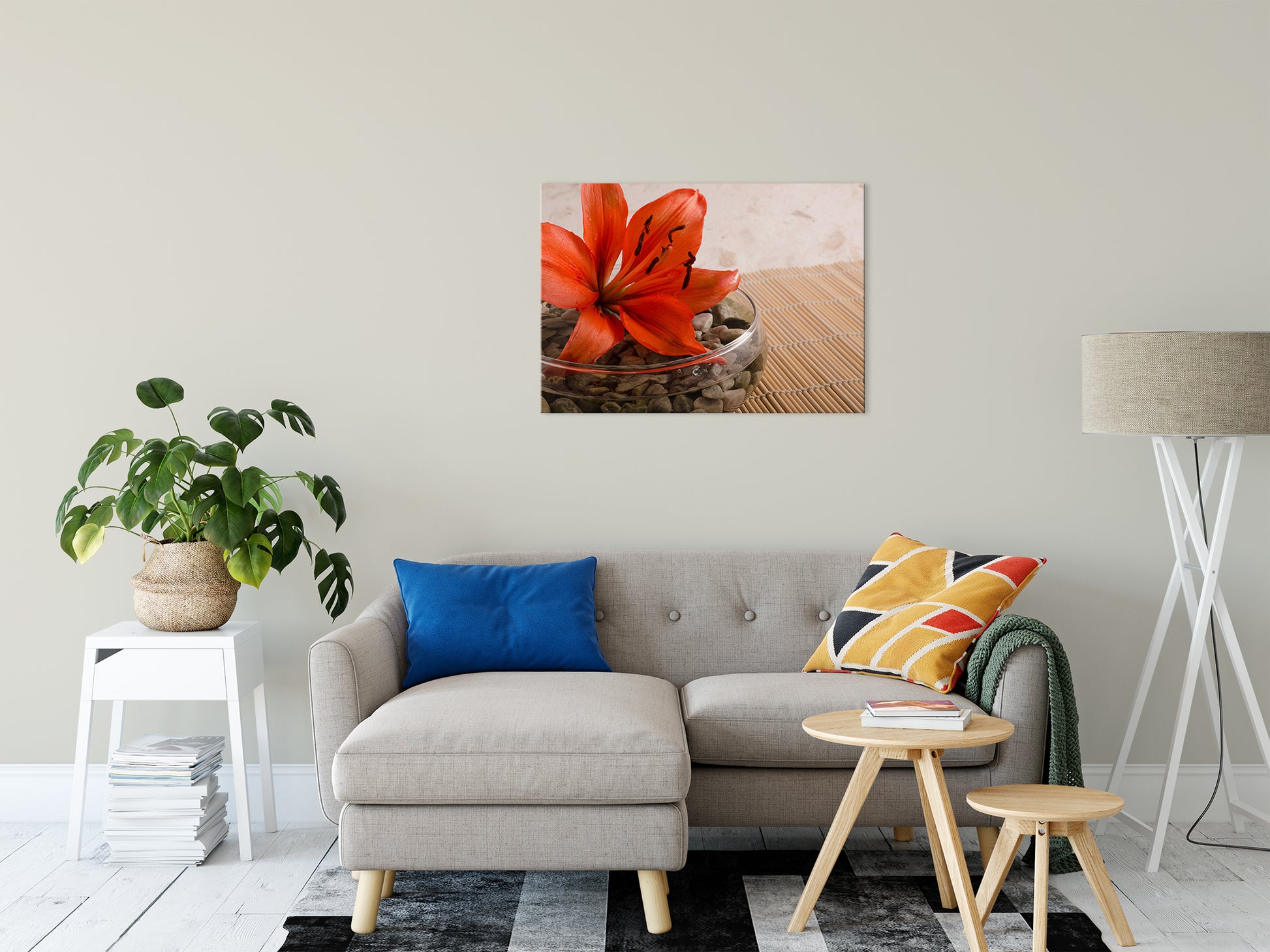 Tranquil Lily Nature / Floral Photo Fine Art Canvas Wall Art Prints 24" x 36" - PIPAFINEART