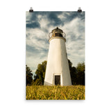 Turkey Point Lighthouse Standing Tall Landscape Photo Loose Wall Art Print - PIPAFINEART