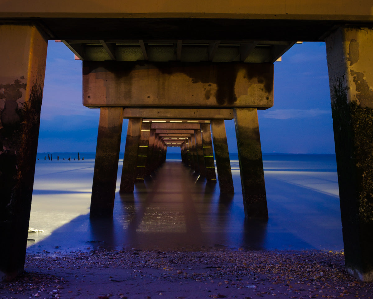 Under the Pier Landscape Photo DIY Wall Decor Instant Download Print - Printable  - PIPAFINEART