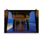Under the Pier Landscape Photo Loose Wall Art Prints - PIPAFINEART