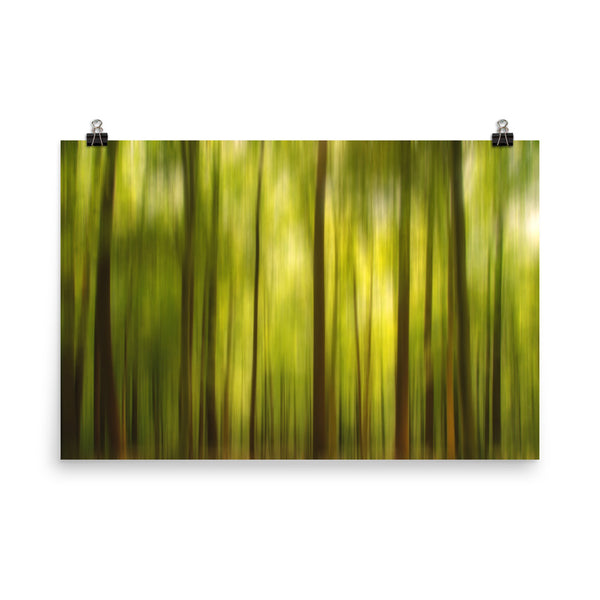 Warmth of the Forests Colors Abstract Photo Unframed Wall Art Print