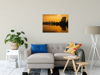 Wilmington at Sunrise Urban Landscape Fine Art Canvas Wall Art Prints 24" x 36" - PIPAFINEART