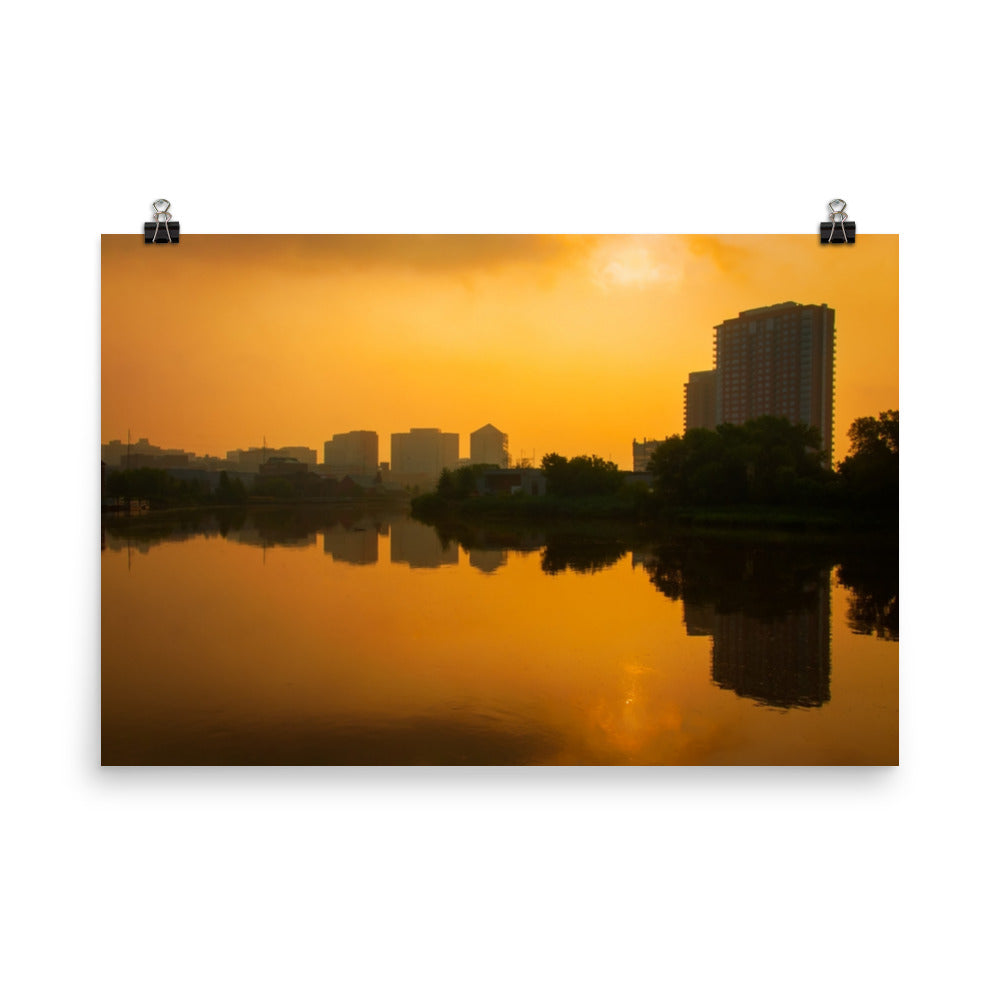 Wilmington at Sunrise Landscape Photo Loose Wall Art Prints - PIPAFINEART