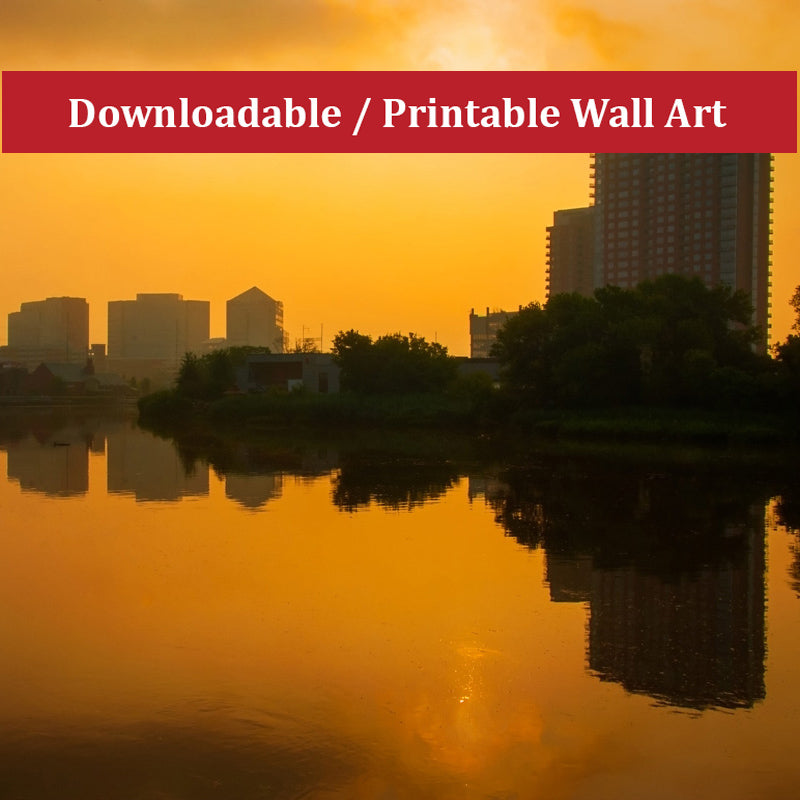 Wilmington at Sunrise Landscape Photo DIY Wall Decor Instant Download Print - Printable  - PIPAFINEART