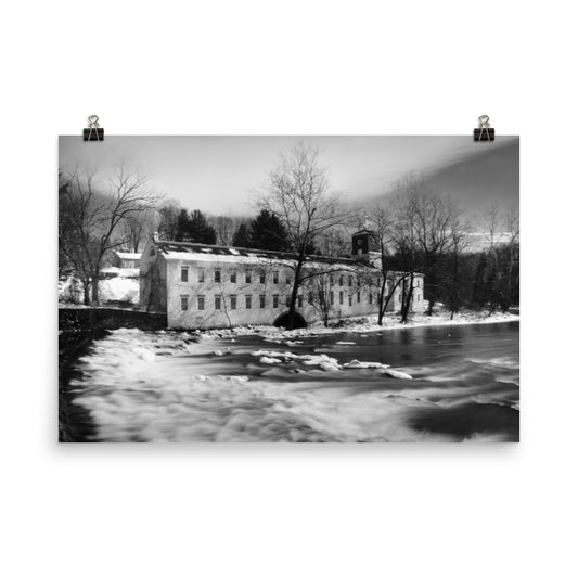 Winter at Powder Mill Landscape Photo Loose Wall Art Prints - PIPAFINEART