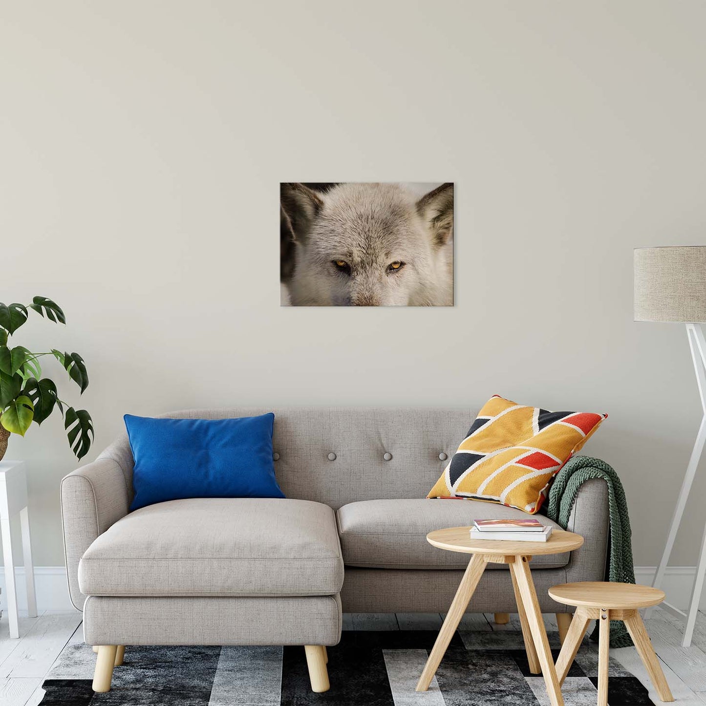 Wolf Eyes Animal / Wildlife Photograph Fine Art Canvas & Unframed Wall Art Prints 20" x 24" / Canvas Fine Art - PIPAFINEART