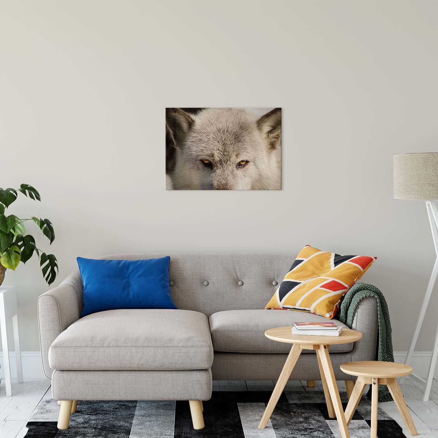Wolf Eyes Animal / Wildlife Photograph Fine Art Canvas & Unframed Wall Art Prints 20" x 30" / Canvas Fine Art - PIPAFINEART