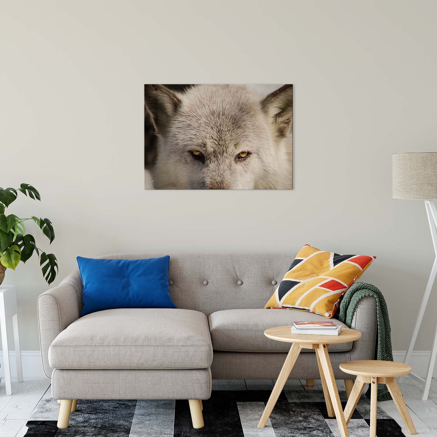 Wolf Eyes Animal / Wildlife Photograph Fine Art Canvas & Unframed Wall Art Prints 24" x 36" / Canvas Fine Art - PIPAFINEART