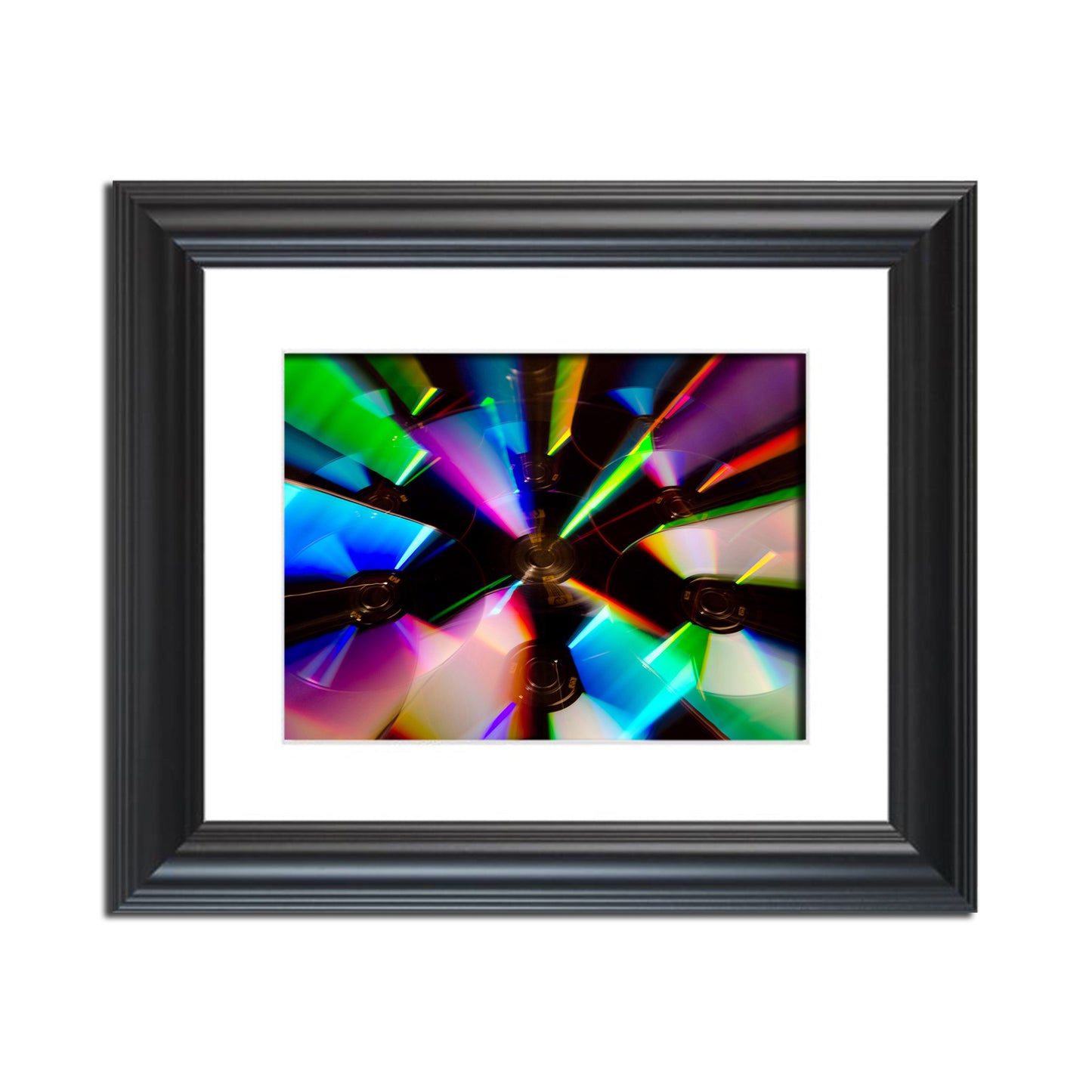 Zoomed CDs Abstract Photo Fine Art Canvas & Unframed Wall Art Prints  - PIPAFINEART