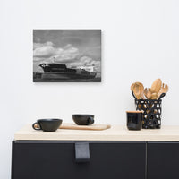 Kirklands Coastal Pictures: Ship on The St. Johns River Coastal Photo Canvas Wall Art Print