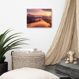 Heaven On Earth Mountains in Clouds at Sunrise Landscape Photo Canvas Wall Art Prints