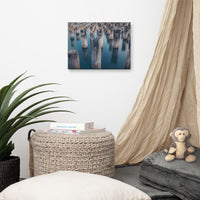 Melbourne Princes Pier Cool Breeze Effect Landscape Photo Canvas Wall Art Prints