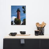 Jupiter Lighthouse 2 Color Coastal Landscape Canvas Wall Art Prints