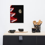 Moon Over Pagoda 1 Traditional Canvas Wall Art Print