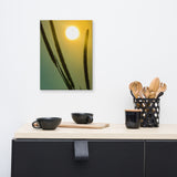 Silhouettes in Sunset Botanical Nature Canvas Wall Art Prints