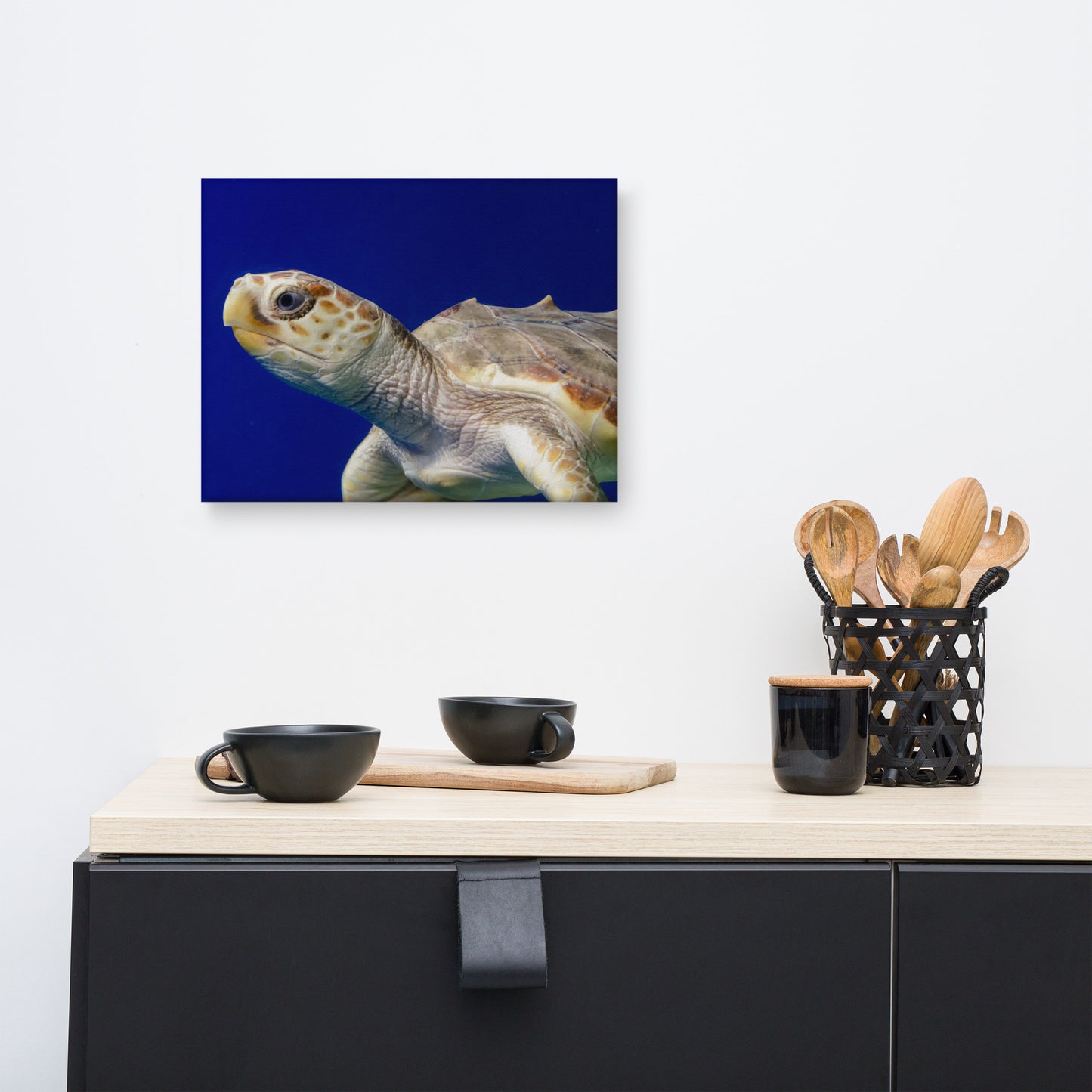 Sea Turtle 2 Animal / Wildlife Photograph Canvas Wall Art Prints