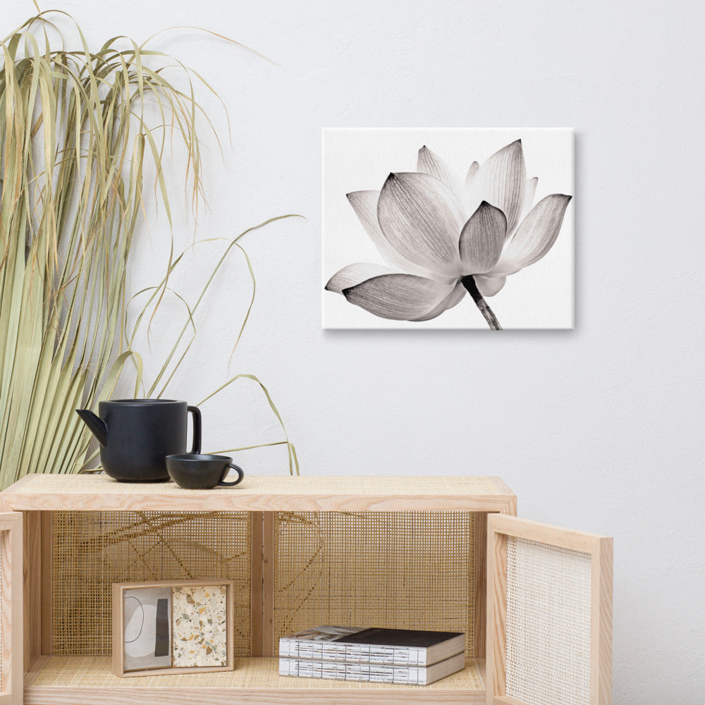 Lotus Flower Tinted Effect Floral Nature Photo Canvas Wall Decorating Art Print 16??20 - PIPAFINEART
