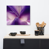 Iris Center Petals Floral Nature Canvas Wall Art Prints