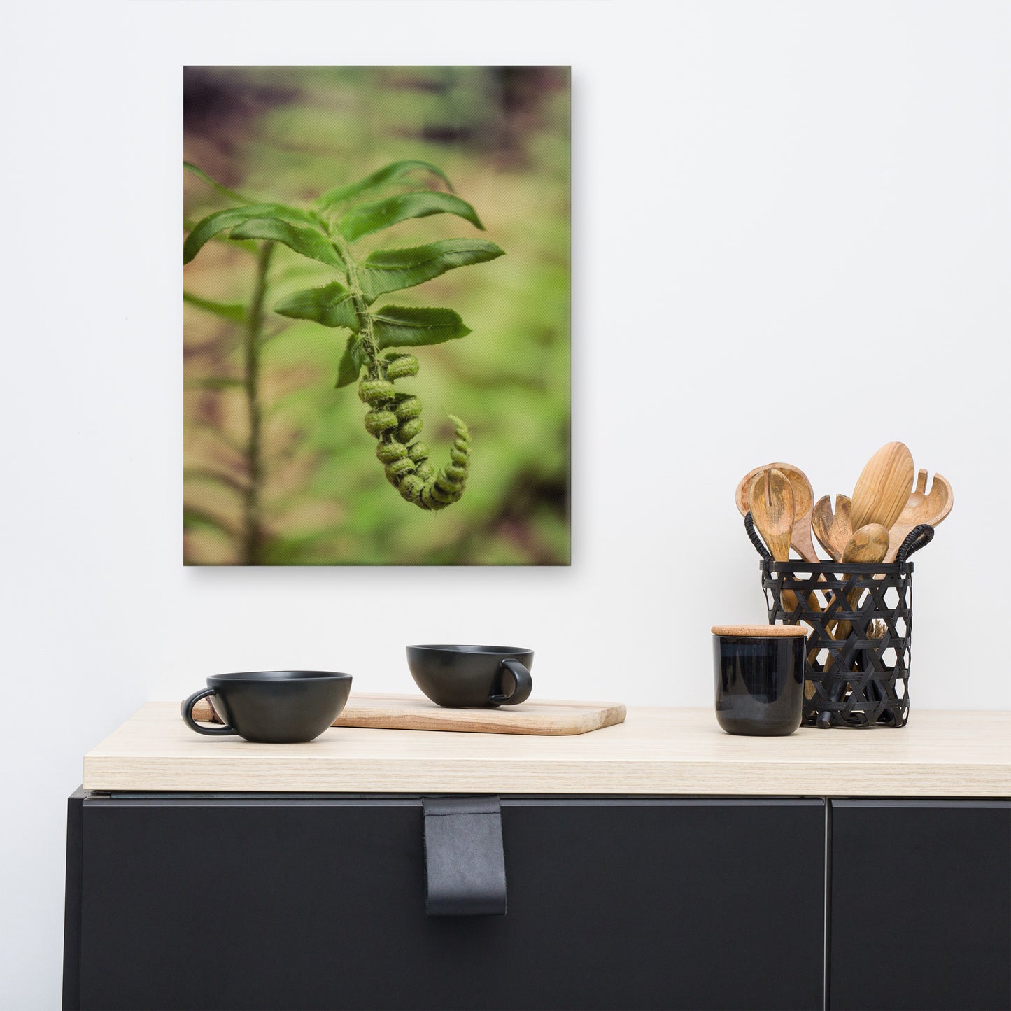 Growth of the Forest Floor Botanical Nature Canvas Wall Art Prints