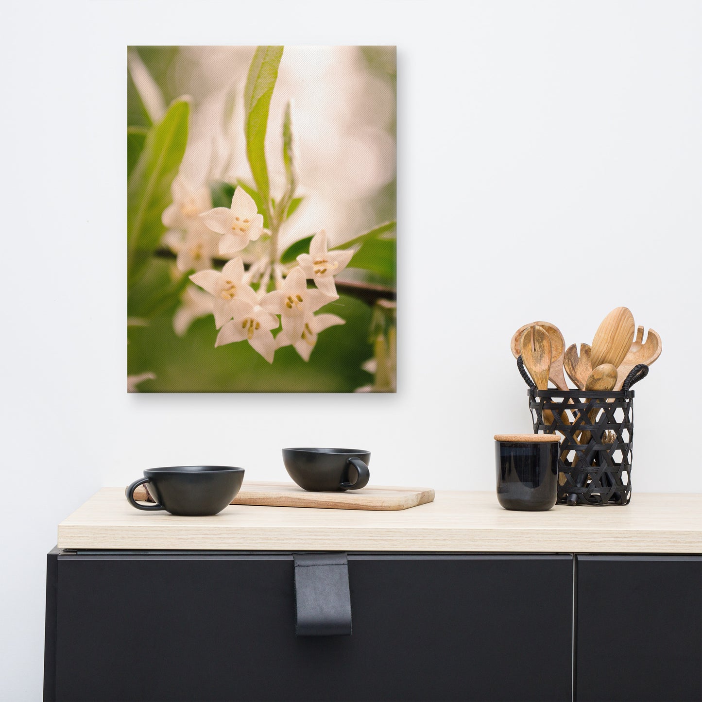 Floral Tranquility Floral Botanical Nature Photo Canvas Wall Art Prints