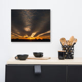 Sunset Indian River Inlet Coastal Landscape Canvas Wall Art Prints