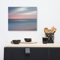 The Colors of Evening on the Beach Coastal Landscape Canvas Wall Art Prints