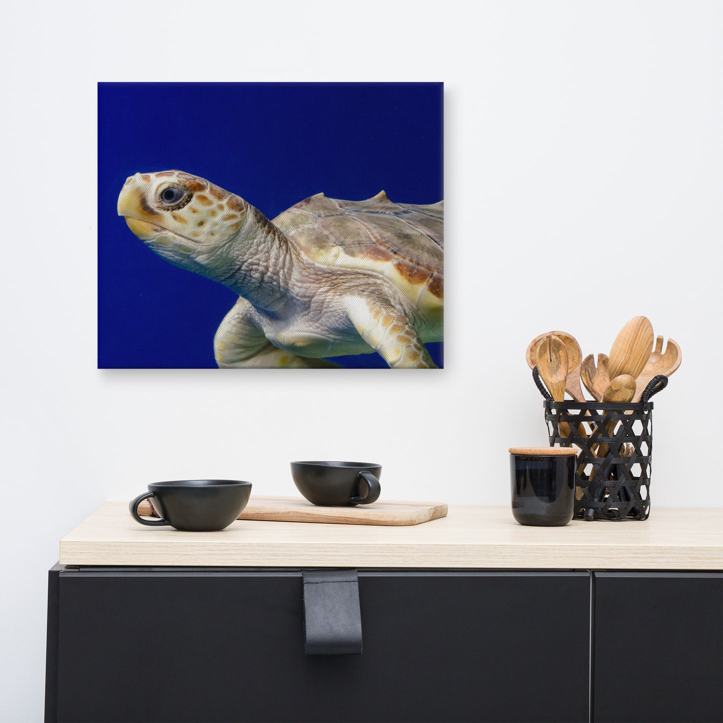 Sea Turtle 2 Animal / Wildlife Photograph Canvas Wall Art Prints