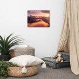 Heaven On Earth Mountains in Clouds at Sunrise Landscape Photo Canvas Wall Art Prints