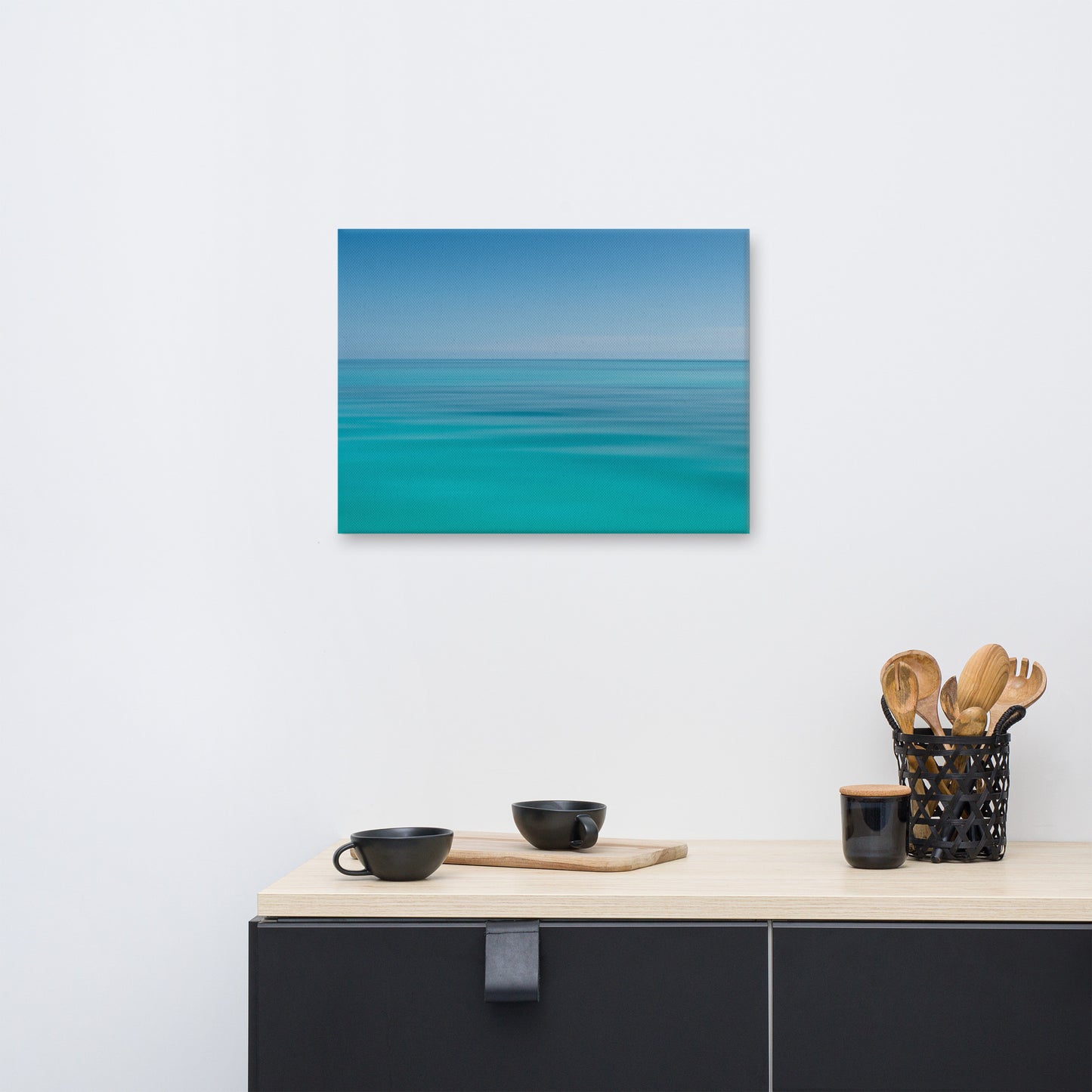 Colors of The Tropical Sea Abstract Landscape Photo Canvas Wall Art Prints