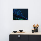 Ben Franklin Bridge Urban Landscape Traditional Canvas Wall Art Print