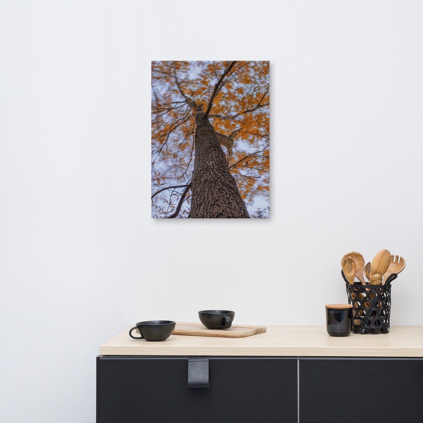 Wind in the Trees Botanical Nature Canvas Wall Art Prints