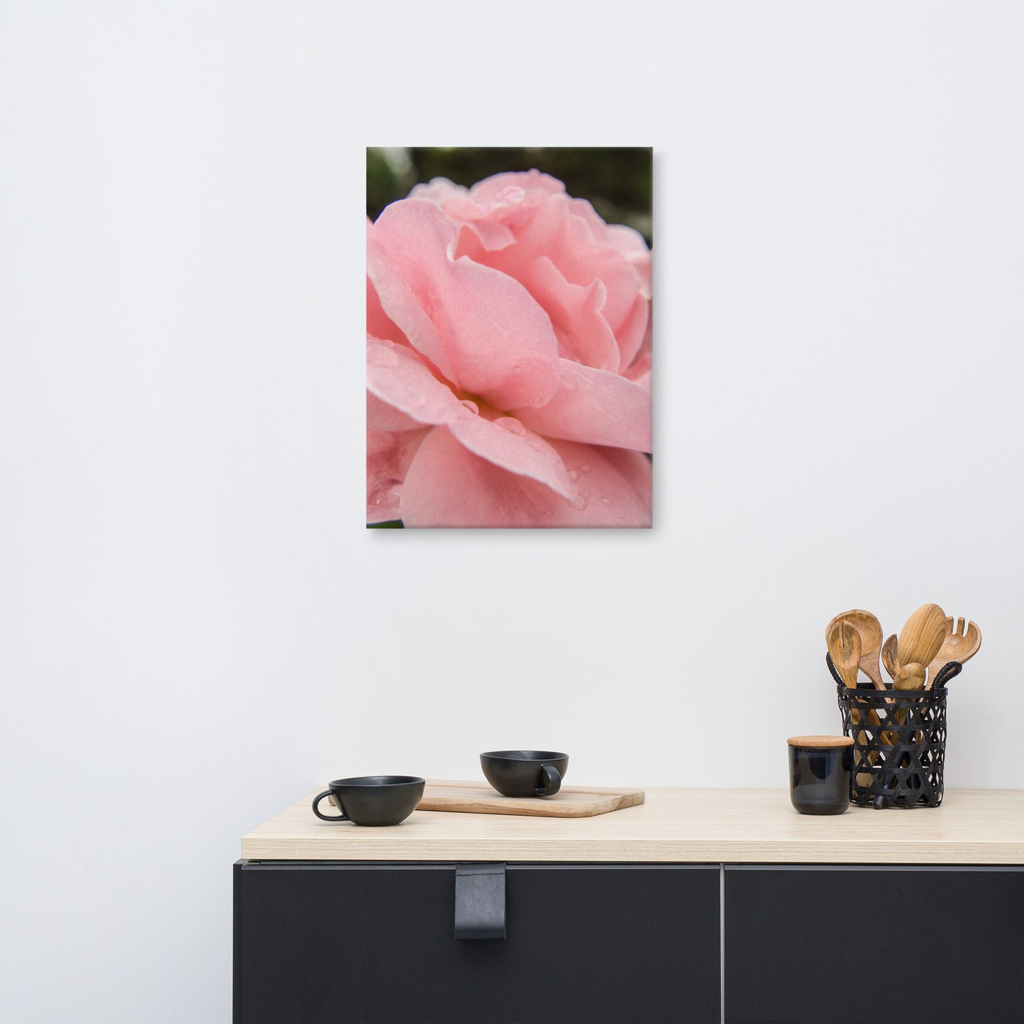 Pink Passion Rose Canvas Wall Art Prints