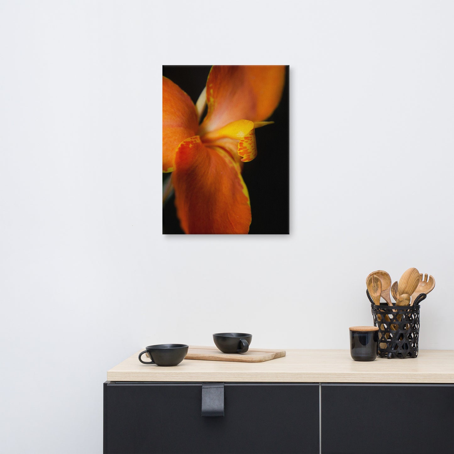Orange Canna at Longwood Gardens Floral Nature Canvas Wall Art Prints