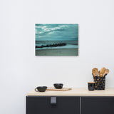 Blue Morning at Rehoboth Coastal Landscape Canvas Wall Art Prints