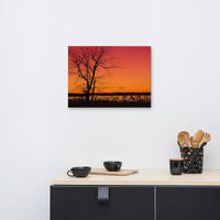 Burning Skies Rural Landscape Canvas Wall Art Prints
