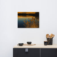 Sunset at Reedy Point Rural Landscape Canvas Wall Art Prints