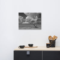 Wanderlust High Contrast Black and White Landscape Photo Canvas Wall Art Print