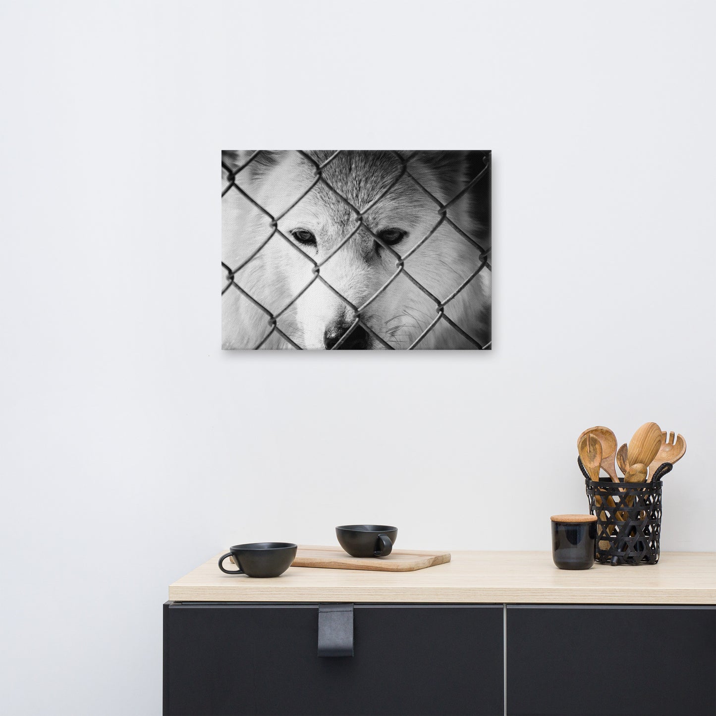 Dreams of Freedom in Black and White Animal / Wildlife Photograph Canvas Wall Art Prints